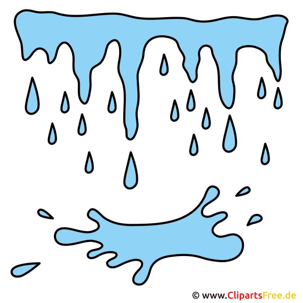 Рисование сосульки капают