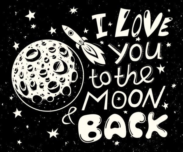Люблю тебя до Луны и обратно