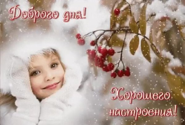 Прекрасного зимнего воскресного дня и отличного настроения
