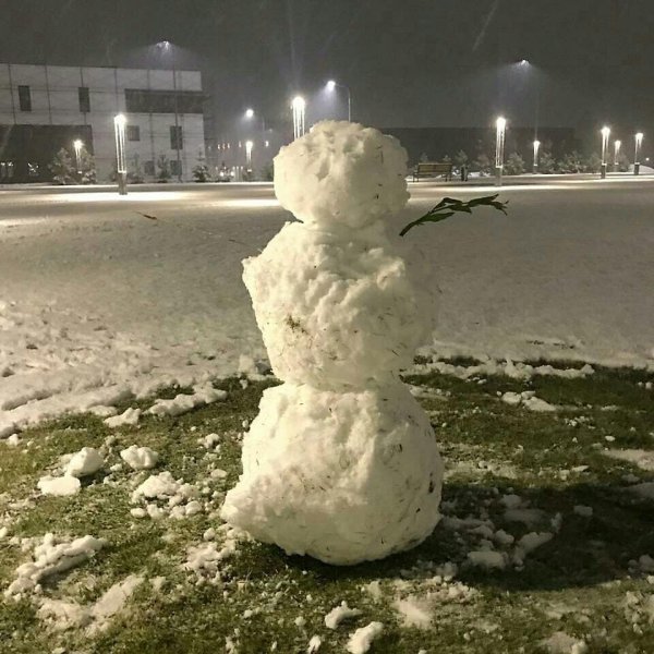 Казань снег