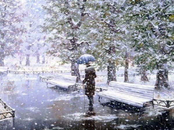 Дмитрий Левин первый снег