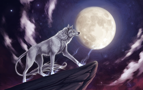 Лунная волчица
