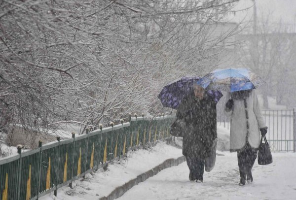 Непогода мокрый снег