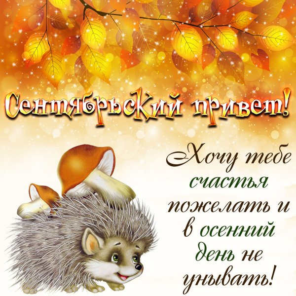 С добрым утром осенним с пожеланиями