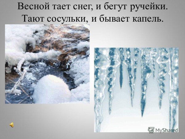 Весна тает снег сосульки
