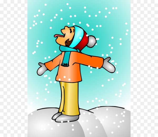 Снегопад мультяшный