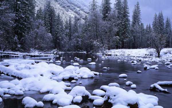 Зимний ручей