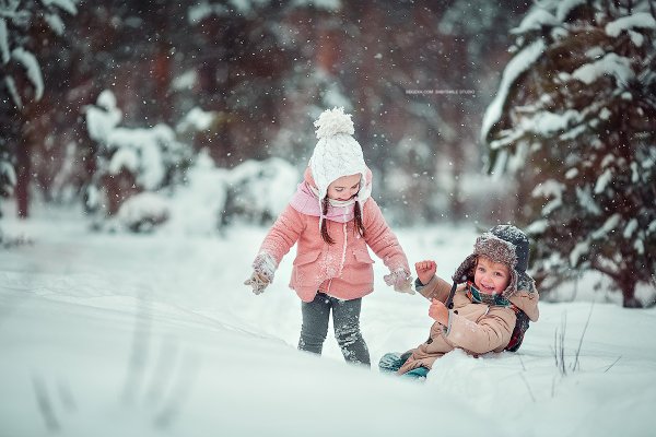 Зимние прогулки с детьми