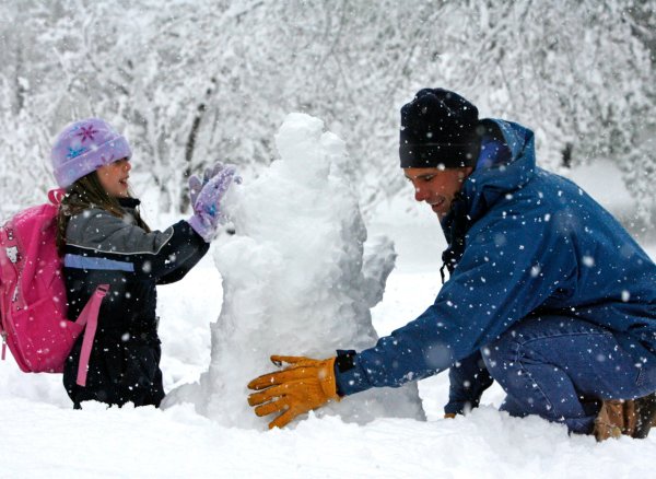 Снегопад для детей