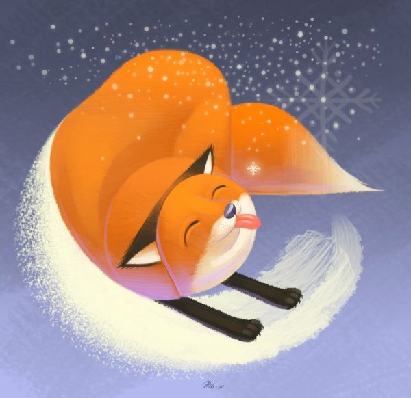 Новогодний Лисенок