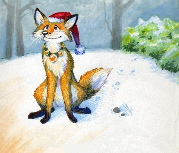Новогодний Лис