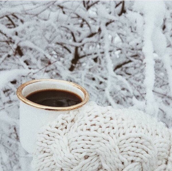 Доброе зимнее утро с кофе