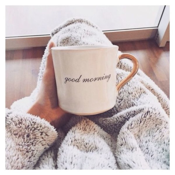 Доброе зимнее утро с кофе