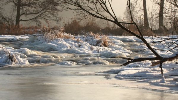 Ранняя Весна таяние снега