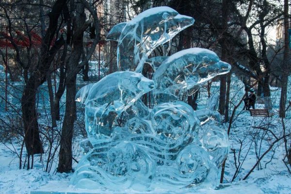 Природные ледяные скульптуры