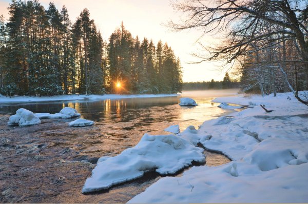 Зимняя река