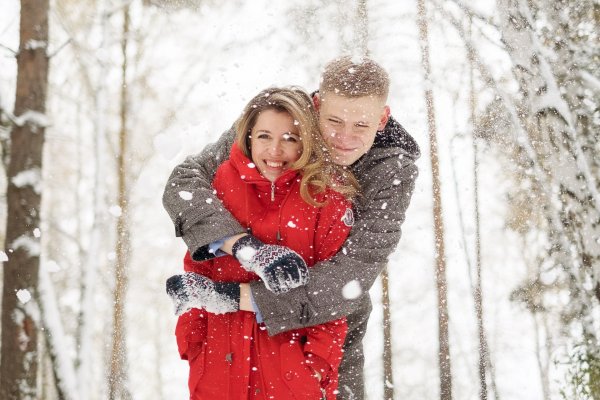 Пара зимой