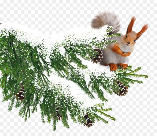 Новогодняя веточка