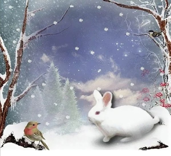 Зимние зайцы мультипликация