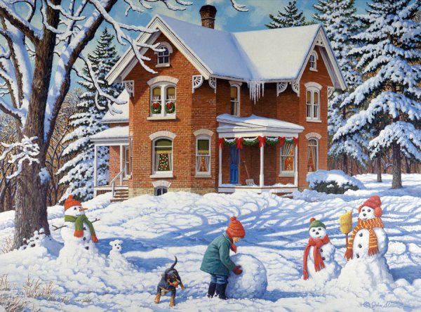 Художник Джон Слоан Рождество
