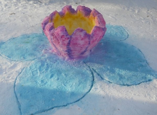 Ледяные фигуры в детском саду