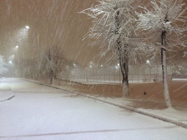 Ненастье снег