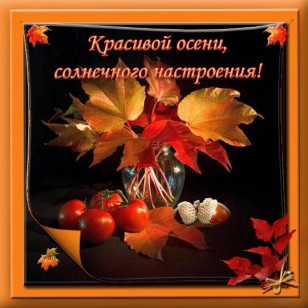 Доброго осеннего дня и вечера