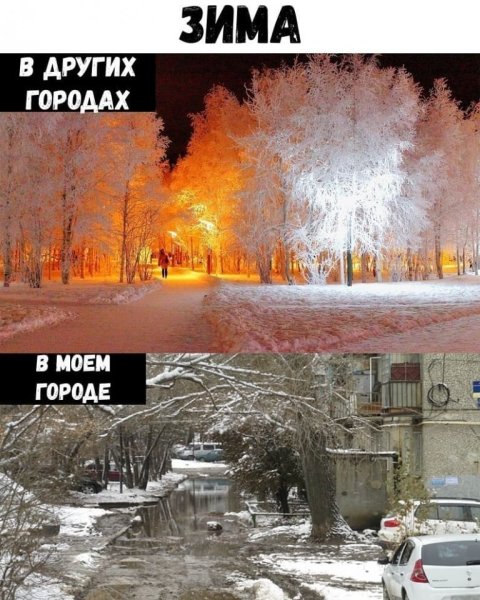Зима Мем