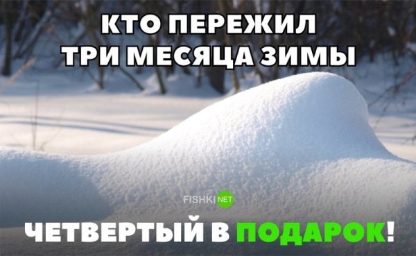 Три месяца зимы четвертый в подарок