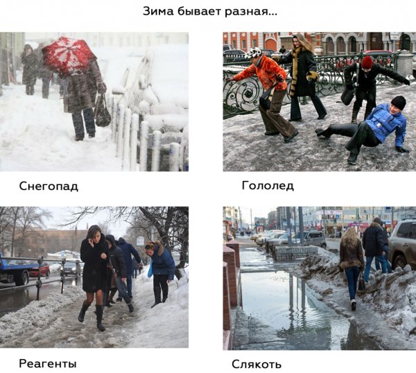 Доброе утро гололед снег