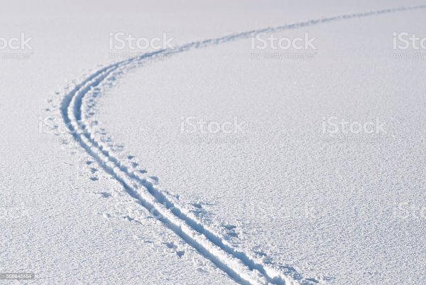 Следы от лыж