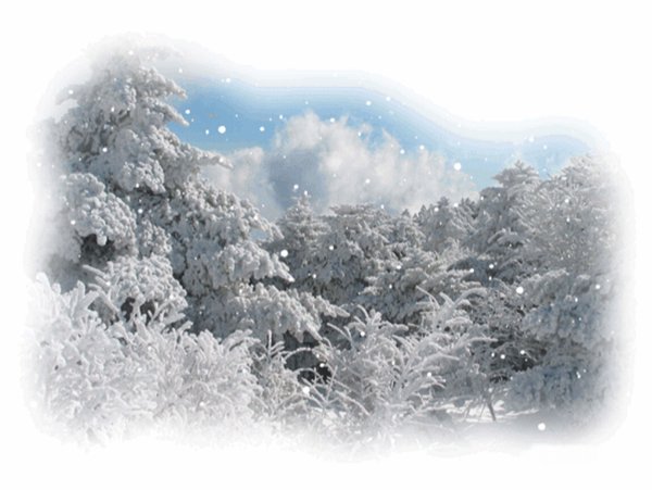 Падающий снег анимация