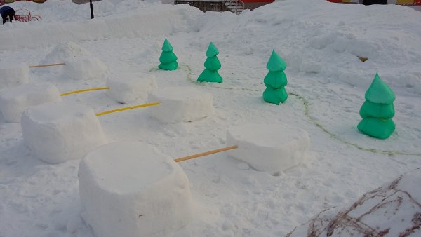 Постройки из снега в ДОУ