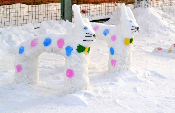 Постройки из снега