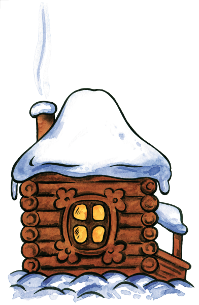 Зимний домик для детей