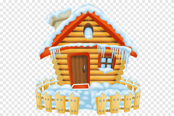 Сказочная деревянная избушка