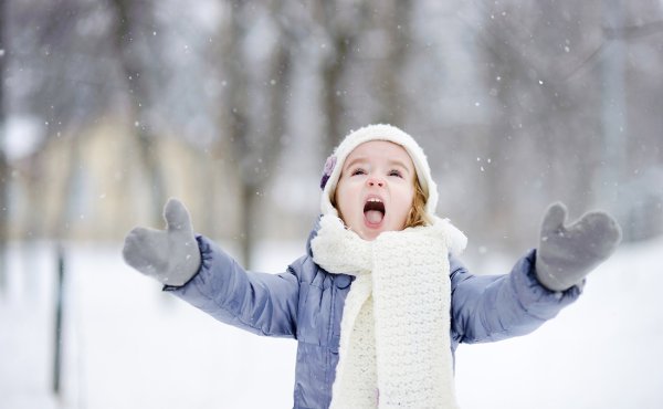 Дети рады зиме