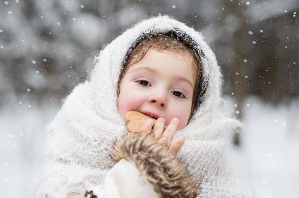 Зимняя радость детей