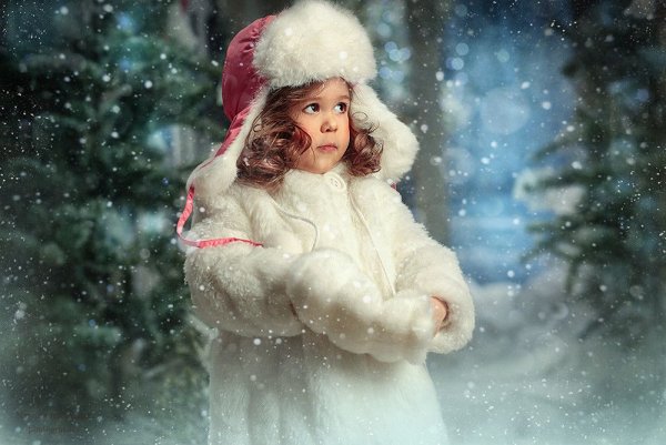 Девочки снежинки