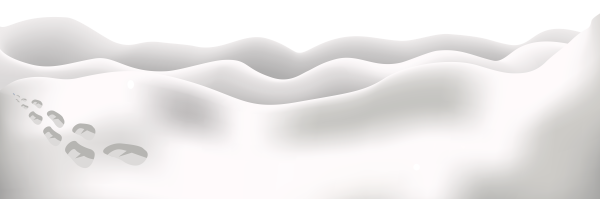 Сугроб на белом фоне