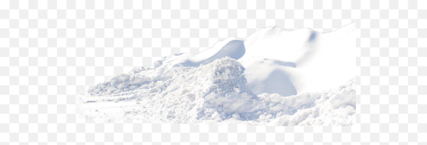 Куча снега на прозрачном фоне