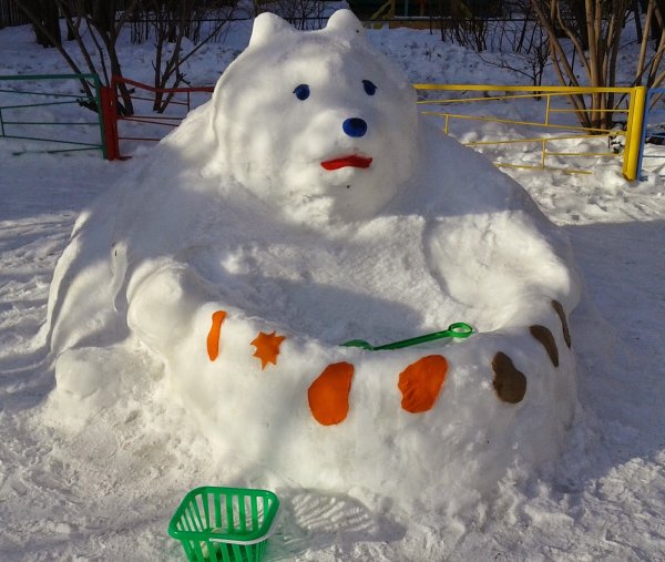 Постройки из снега