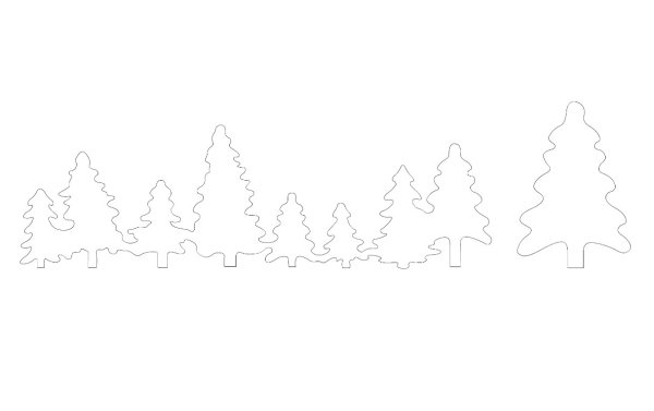 Сугробы трафареты на окна