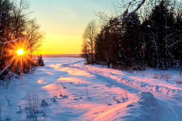 Рассвет зимой