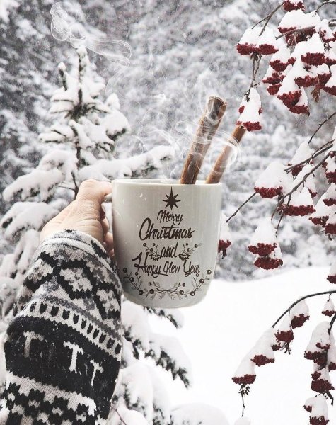 Доброе утро зима снег