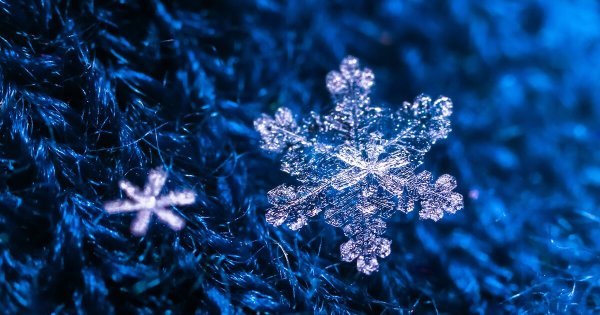 Зима снежинки