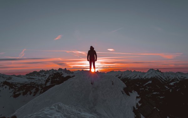 Человек на горе