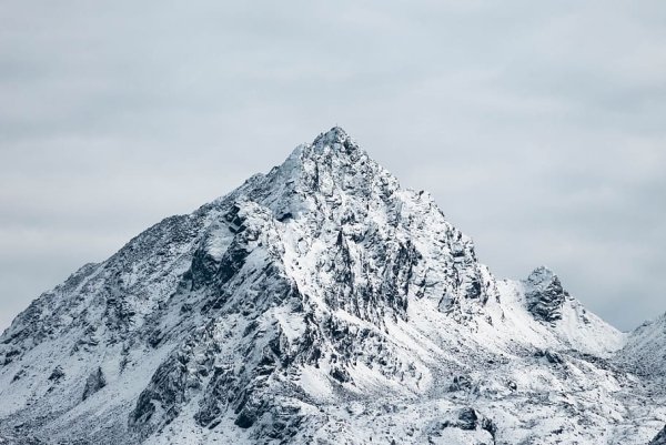 Горы покрытые снегом