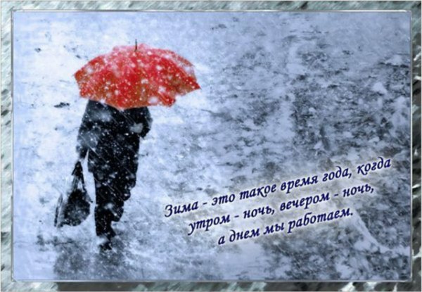 Дождь зимой цитаты