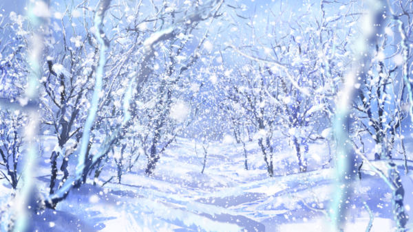 Снегопад анимация